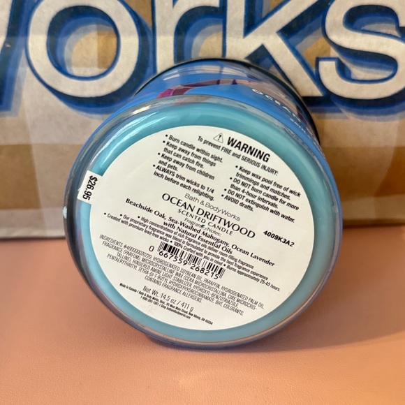 NEW!! BBW CANDLE OCEAN DRIFTWOOD - Picture 3 of 3
